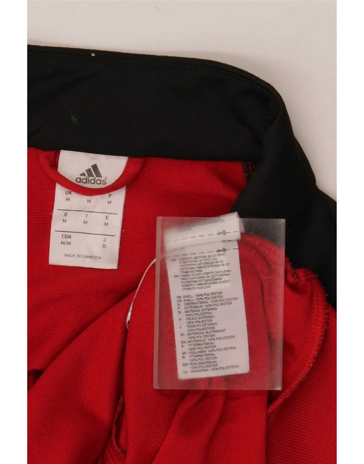 Adidas Træningsdragt til mænd Topjakke Medium Rød Colourblock Polyester