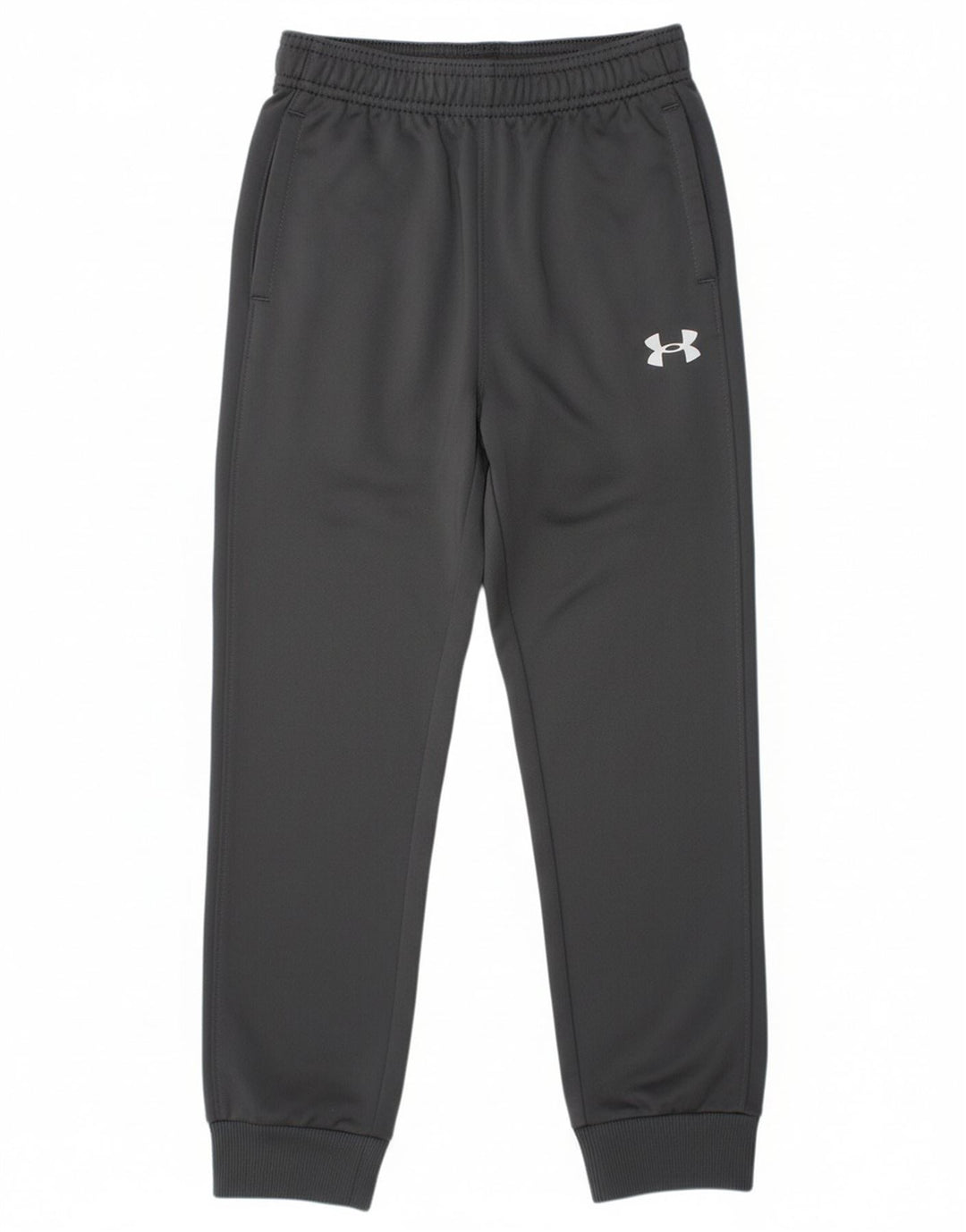 UNDER ARMOUR Boys Graphic Tracksuit Trousers Joggers 6-7 Years  Grey