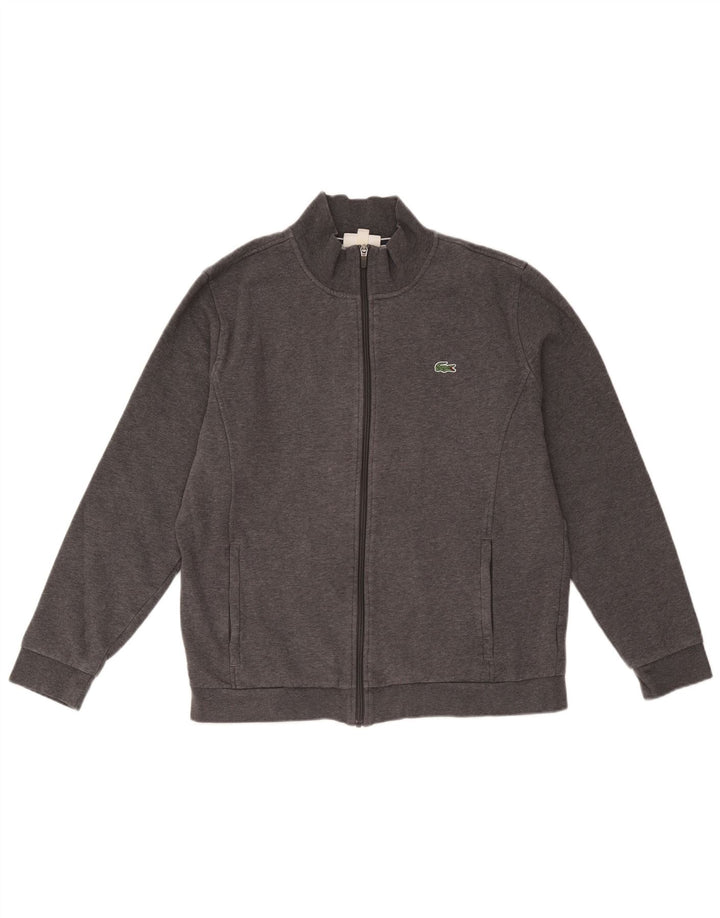 Lacoste Herre træningsdragt Topjakke Størrelse 6 XL Grå Bomuld
