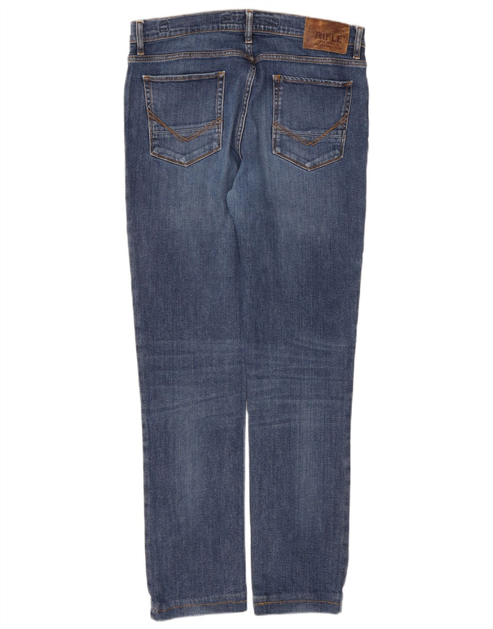 Rifle Herre Slim Jeans W36 L32 Blå Bomuld