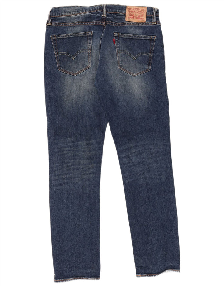 Levi's Dame 511 Slim Jeans W34 L32 Marineblå Bomuld