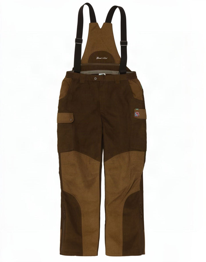 Percussion Herre Dungarees Cargo Bukser W34 L31 Khaki Colourblock