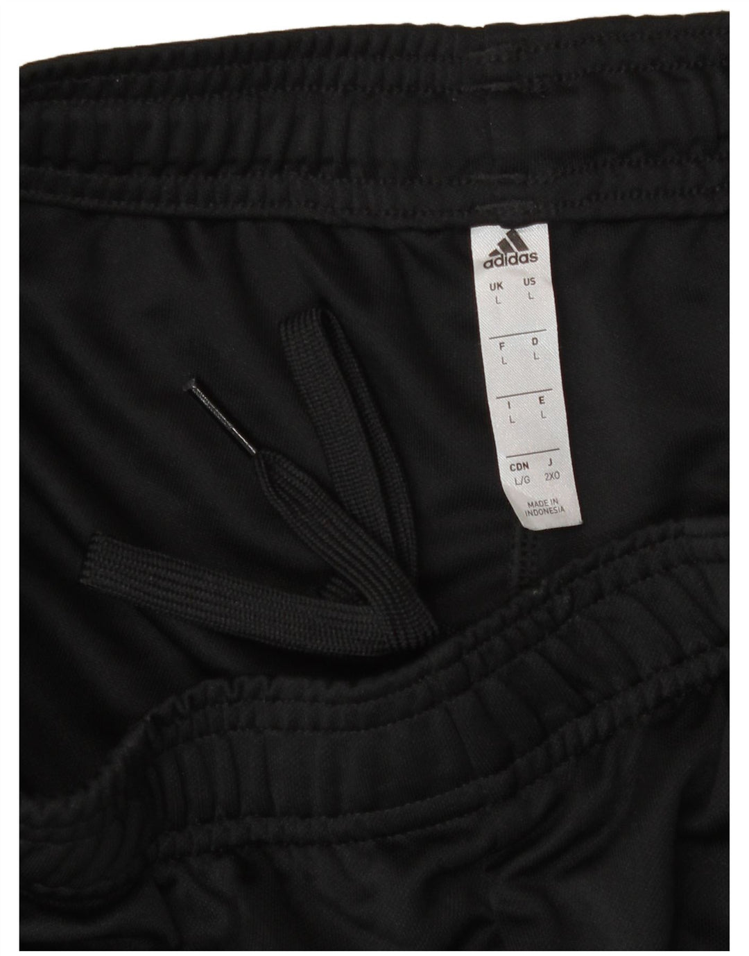 Adidas træningsdragt bukser til kvinder Stor sort stribet polyester