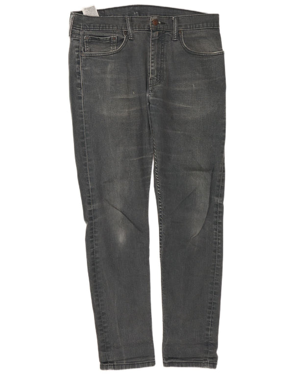 LEVI'S Herre 512 Slim Tapered Jeans W32 L32 Grå Bomuld