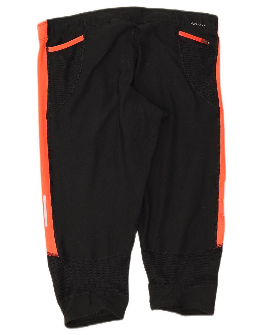 Nike Dame Dri Fit Capri Leggings UK 12 Medium Sort Colourblock
