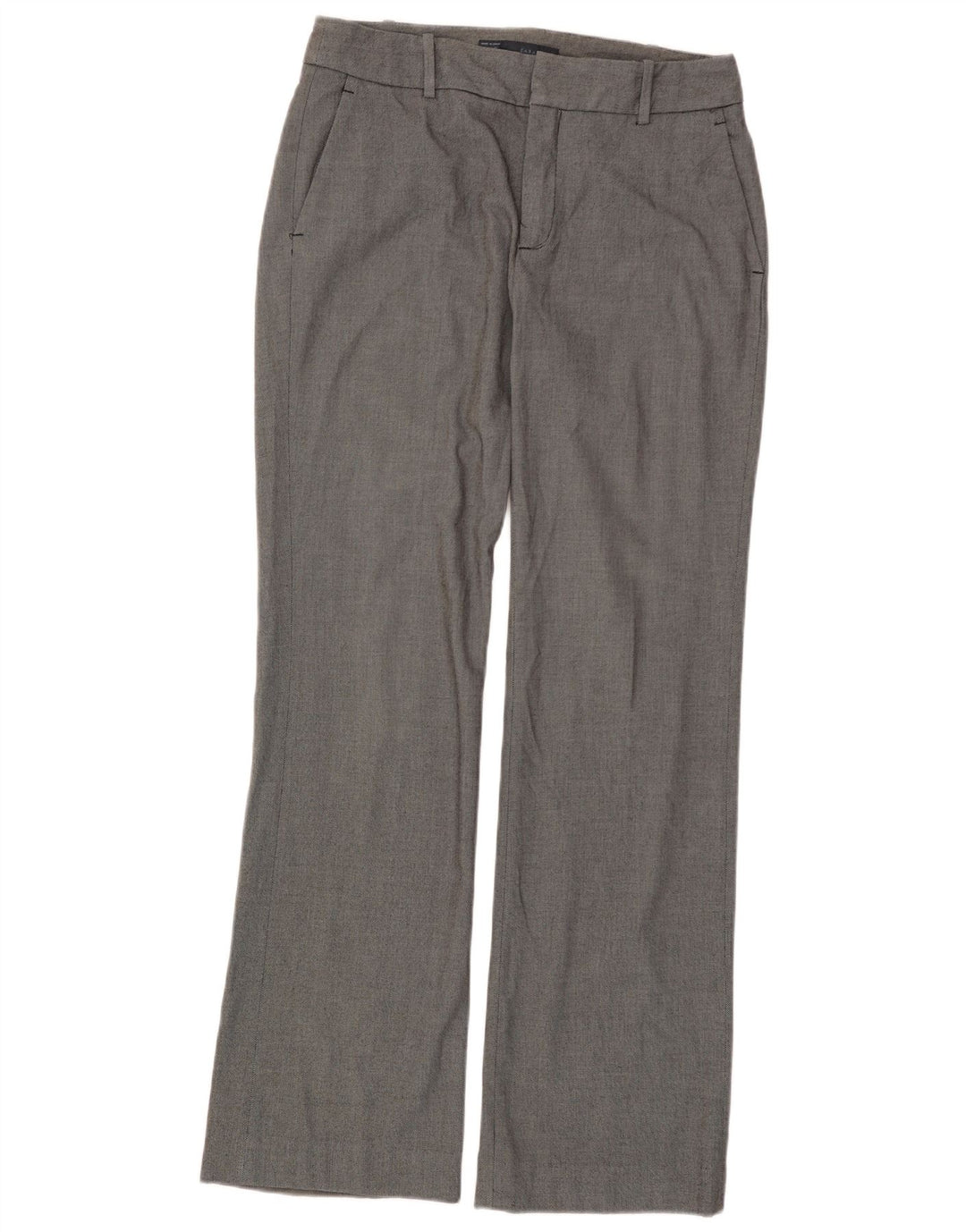 Zara Dame Bootcut Chino Bukser EU 40 Medium W30 L32 Grå Plettet