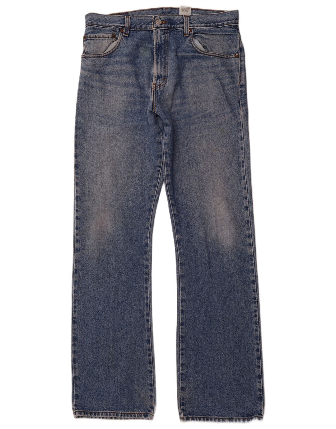LEVI'S Herre 517 Bootcut Jeans W34 L34 Blå Bomuld