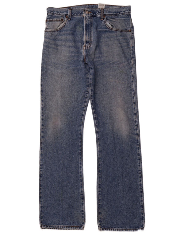 LEVI'S Herre 517 Bootcut Jeans W34 L34 Blå Bomuld