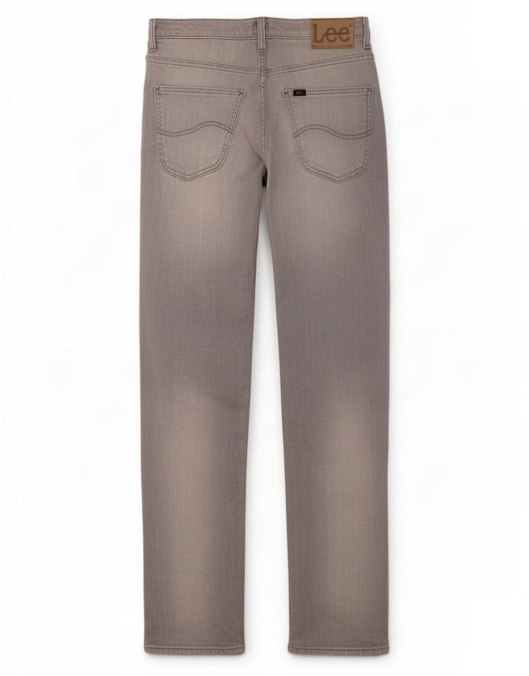 Lee Dame Brooklyn Straight Jeans W32 L32 Grå Bomuld