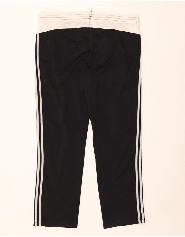 Adidas Træningsdragtsbukser til mænd UK 40/42 Medium Sort Colourblock Polyester