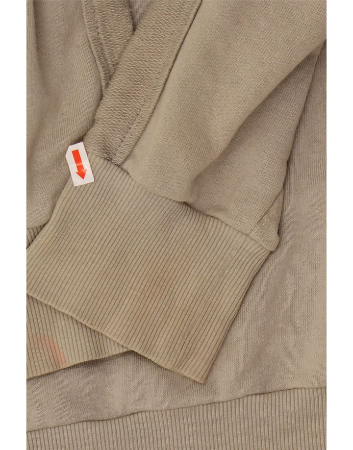 PUMA Grafisk hættetrøje til mænd, stor grå bomuld