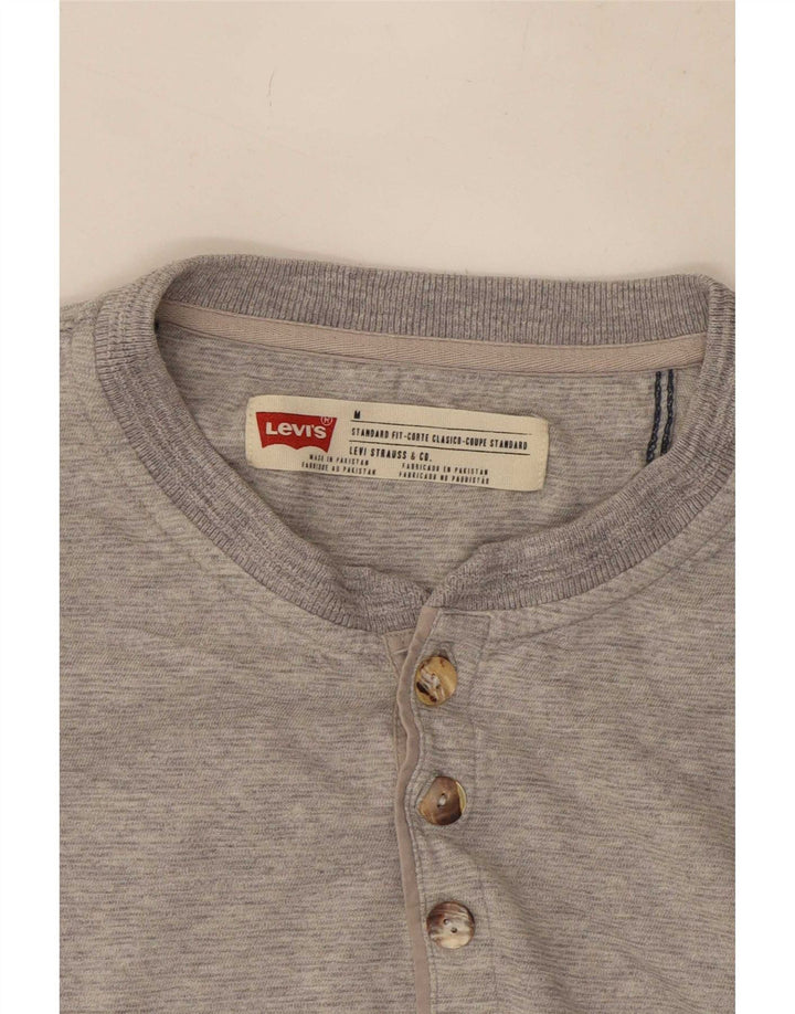Levi's Herre Standard Fit Top Langærmet Medium Grey Flecked