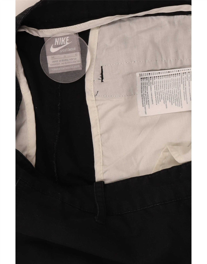 Nike Straight Cargo-bukser til mænd W34 L30 Sort bomuld