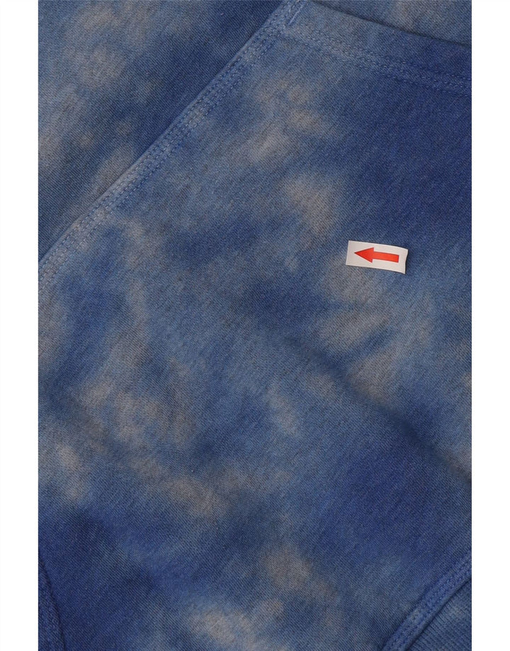 Champion Herre hættetrøje Jumper Medium Blue Tie Dye Bomuld