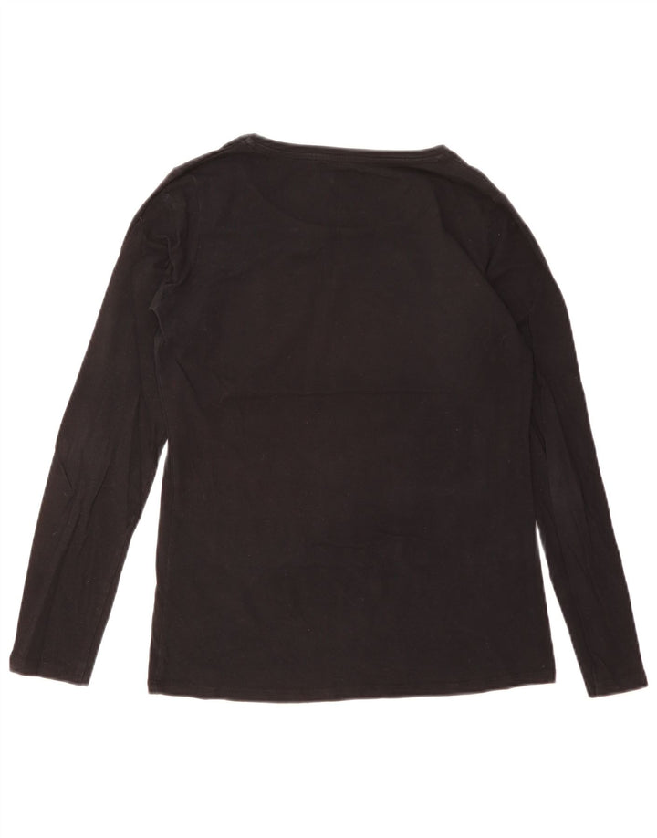 Liu Jo Dame Top Langærmet UK 12 Medium Sort