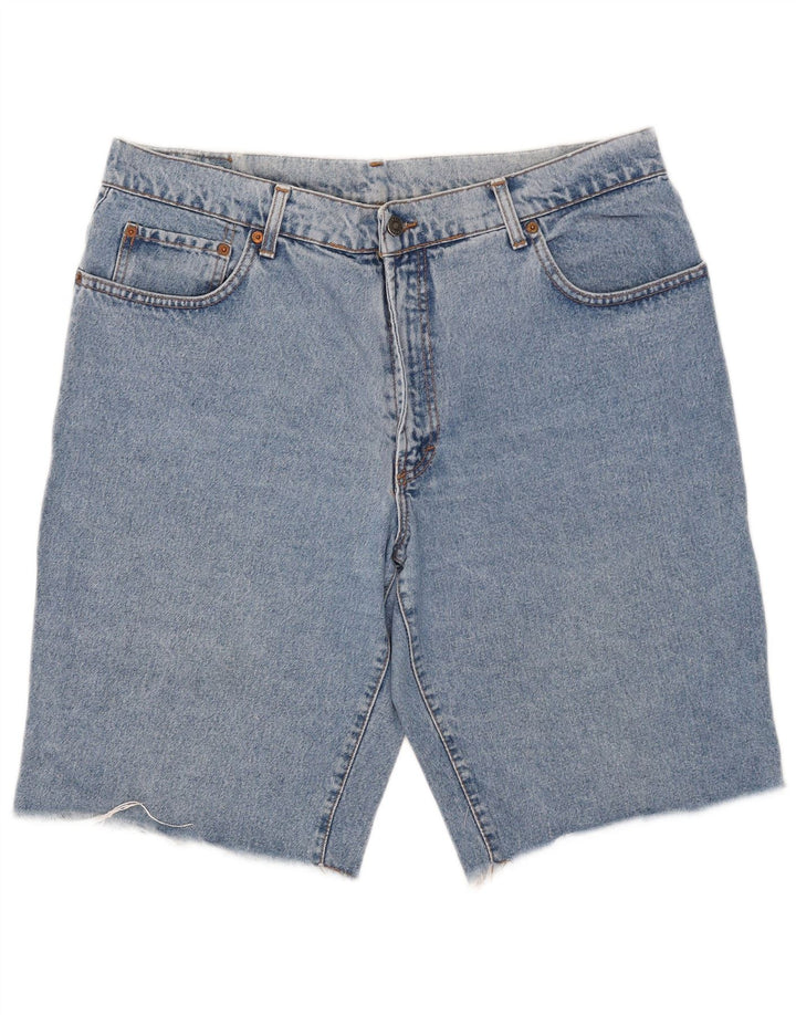 Casucci Herre Denim Shorts W36 Stor Blå Bomuld