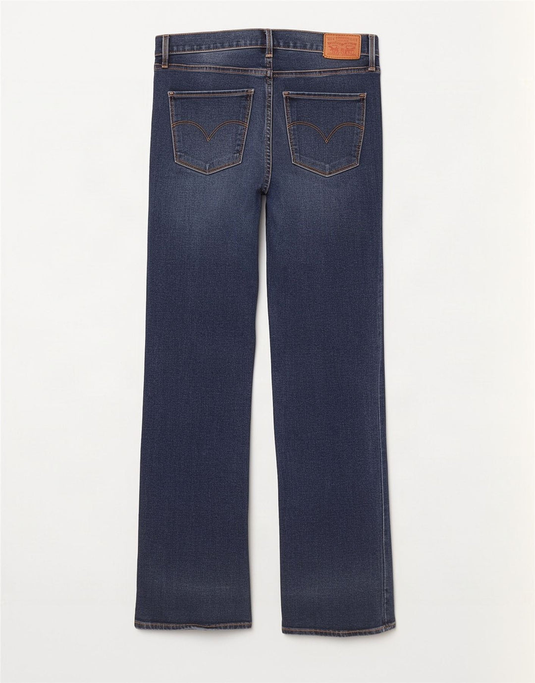 Levi's Dame 314 Shaping Straight Jeans W30 L31 Blå Bomuld