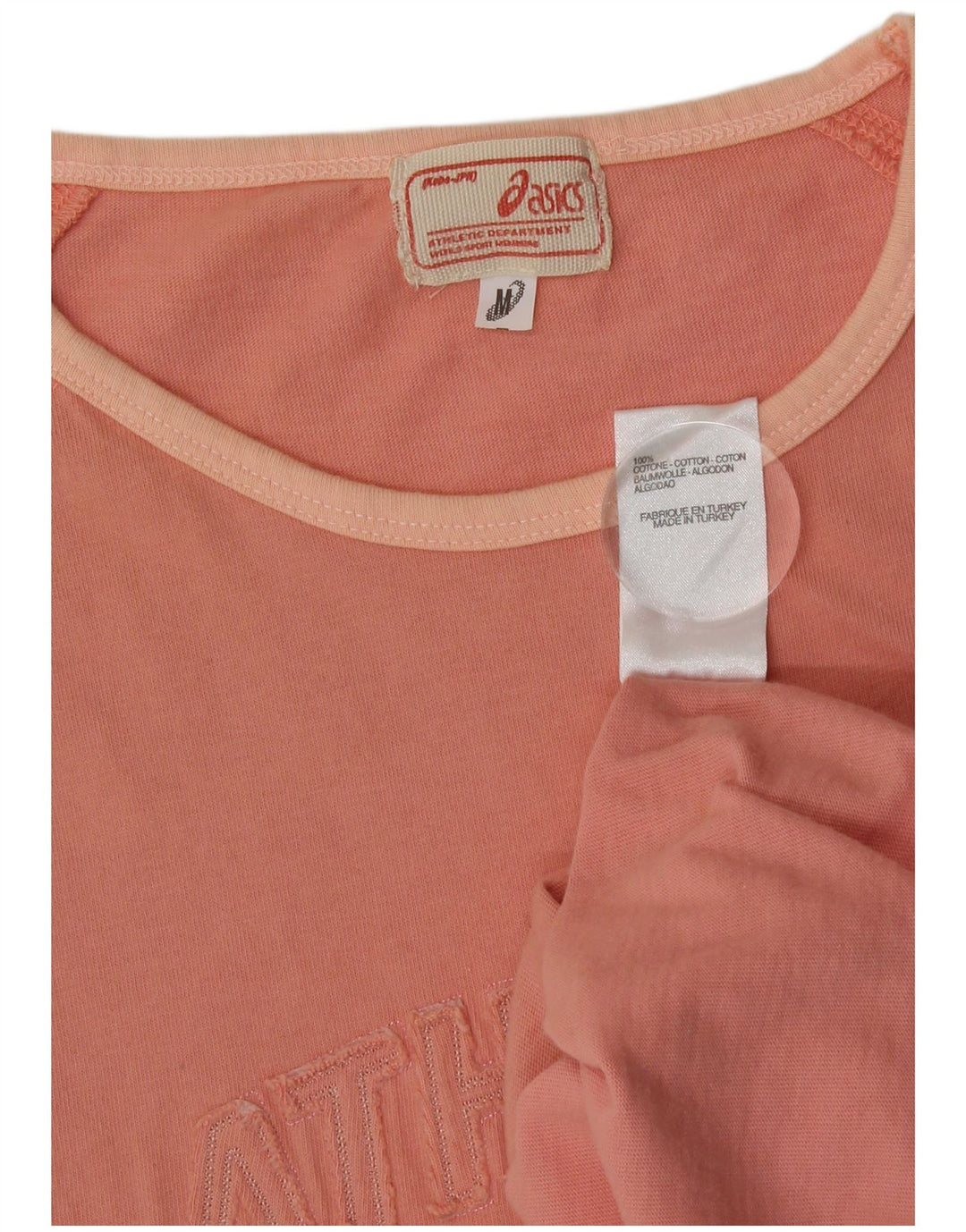 Asics Dame Grafisk Vest Top UK 12 Medium Pink Bomuld