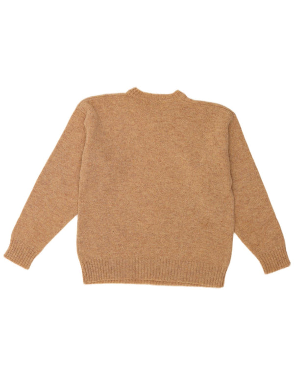 Fila Herre trøje med rund hals IT 50 Medium Brun Flecked Wool