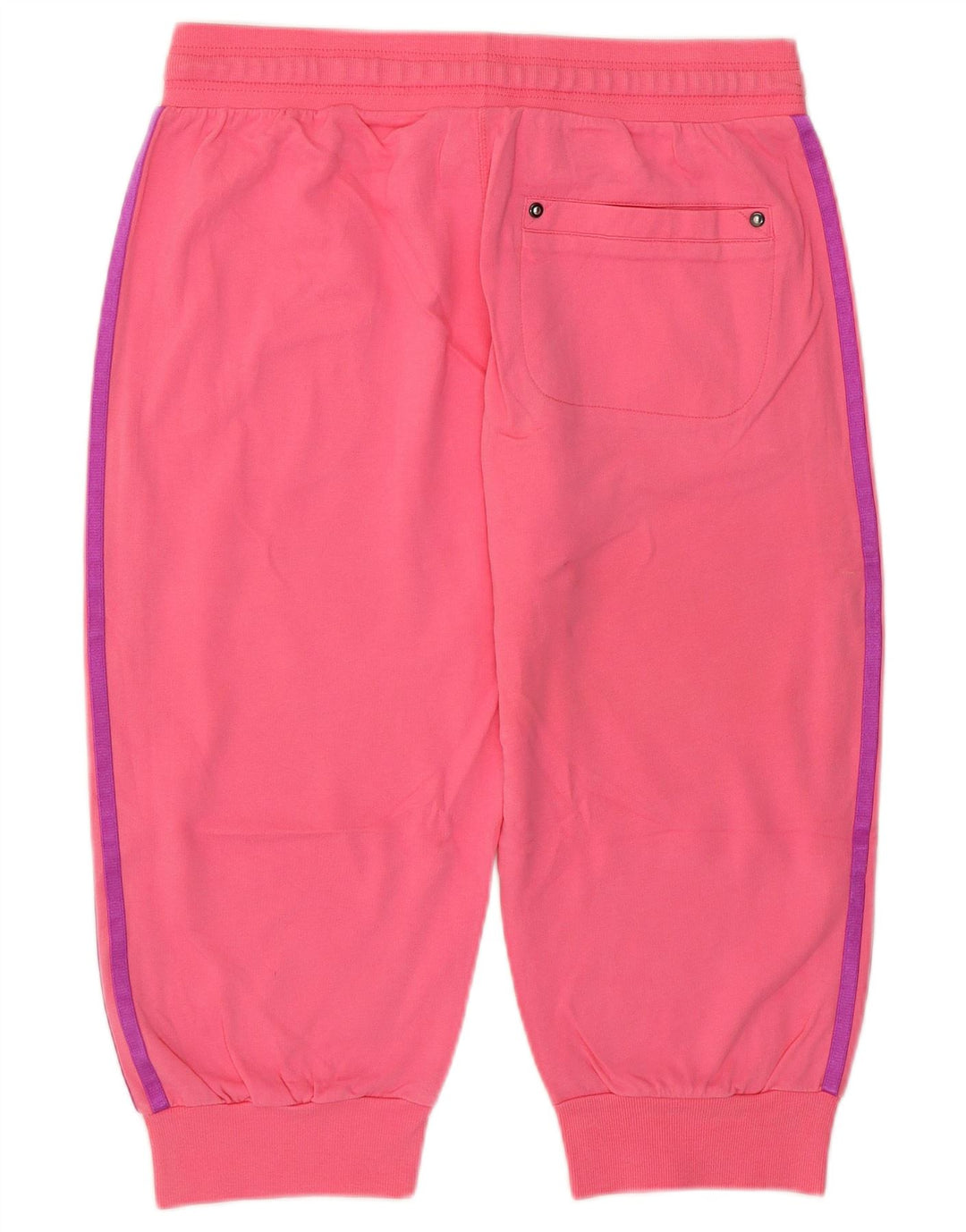 Adidas Dame Bermuda Sportshorts UK 12/14 Medium Pink Bomuld