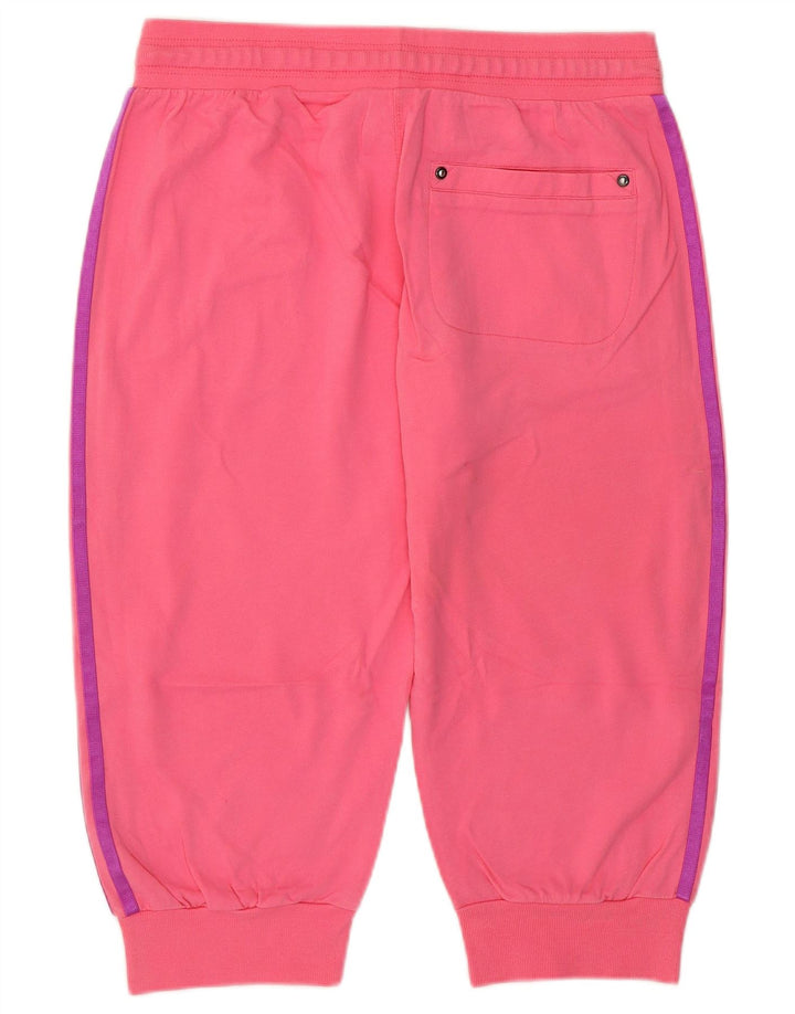 Adidas Dame Bermuda Sportshorts UK 12/14 Medium Pink Bomuld