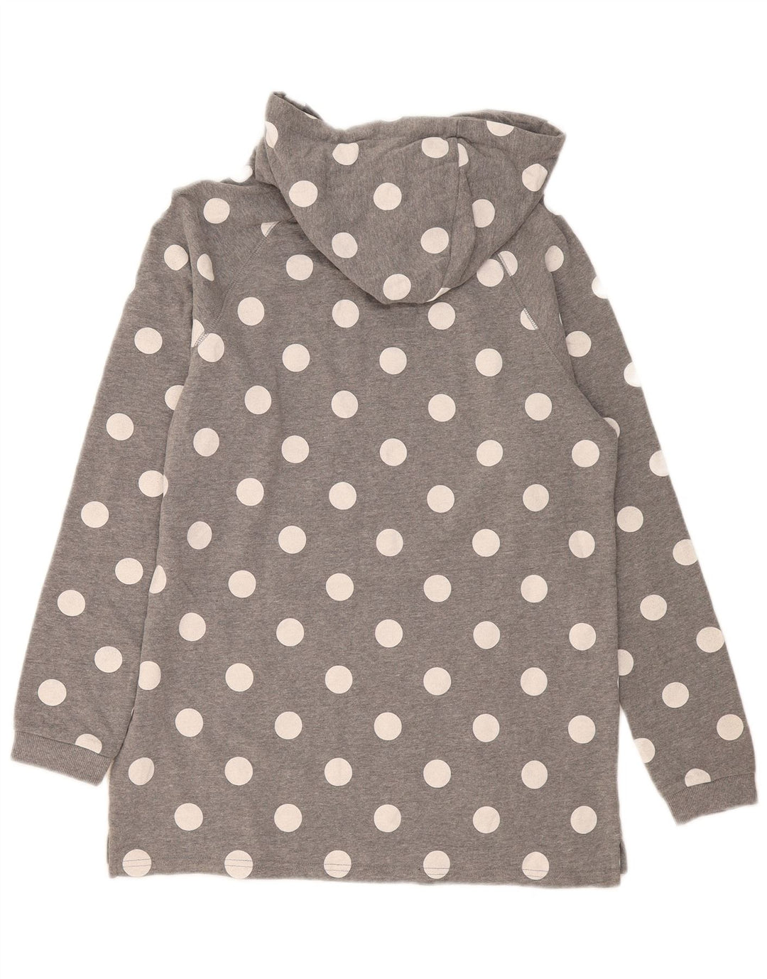 Element Dame Hoodie Jumper US 12 Stor Grå Polka Dot Bomuld