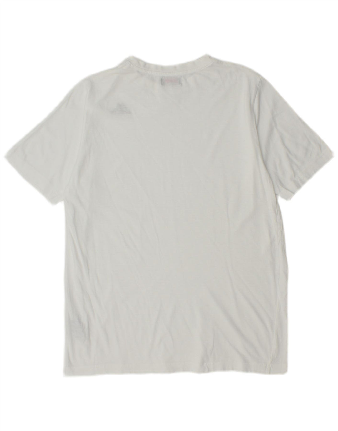 Kappa Herre T-Shirt Top Medium Hvid Bomuld