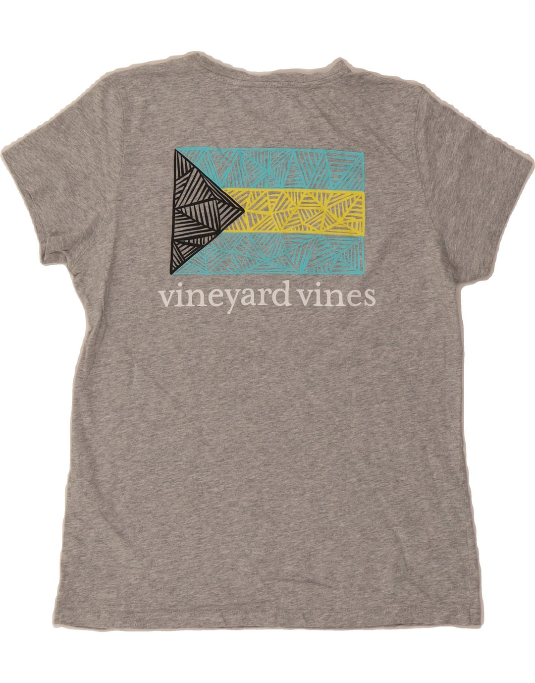 VINEYARD VINES Mens Graphic T-Shirt Top Medium Grey Cotton Vintage Vineyard Vines and Second-Hand Vineyard Vines from Messina Hembry 