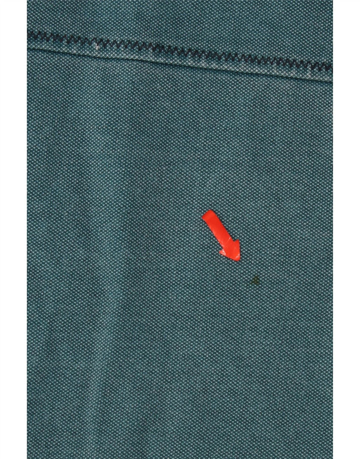 Fat Face Herre Zip Neck Sweatshirt Jumper Stor Blå Bomuld