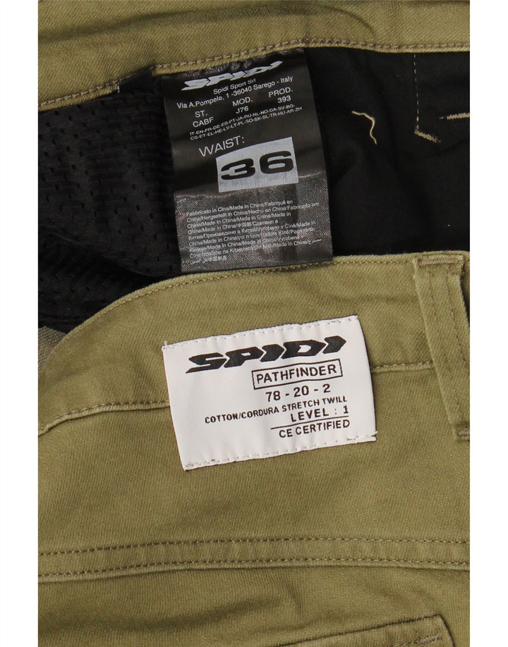 Spidi Herre Slim Cargo Bukser W36 L33 Khaki Bomuld