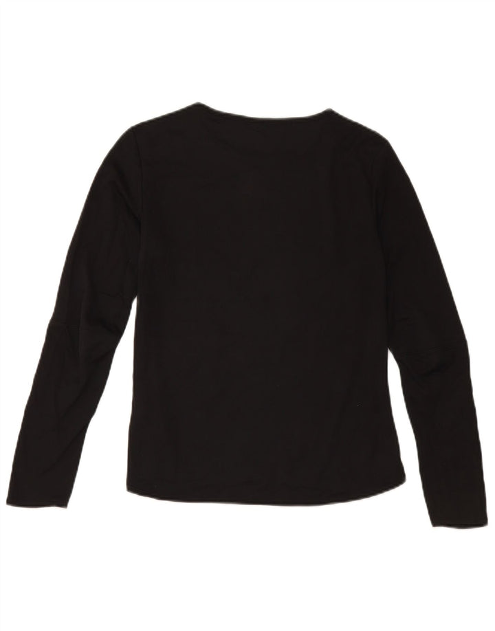 Adidas Dame Climacool Top Langærmet UK 8/10 Small Black Polyester