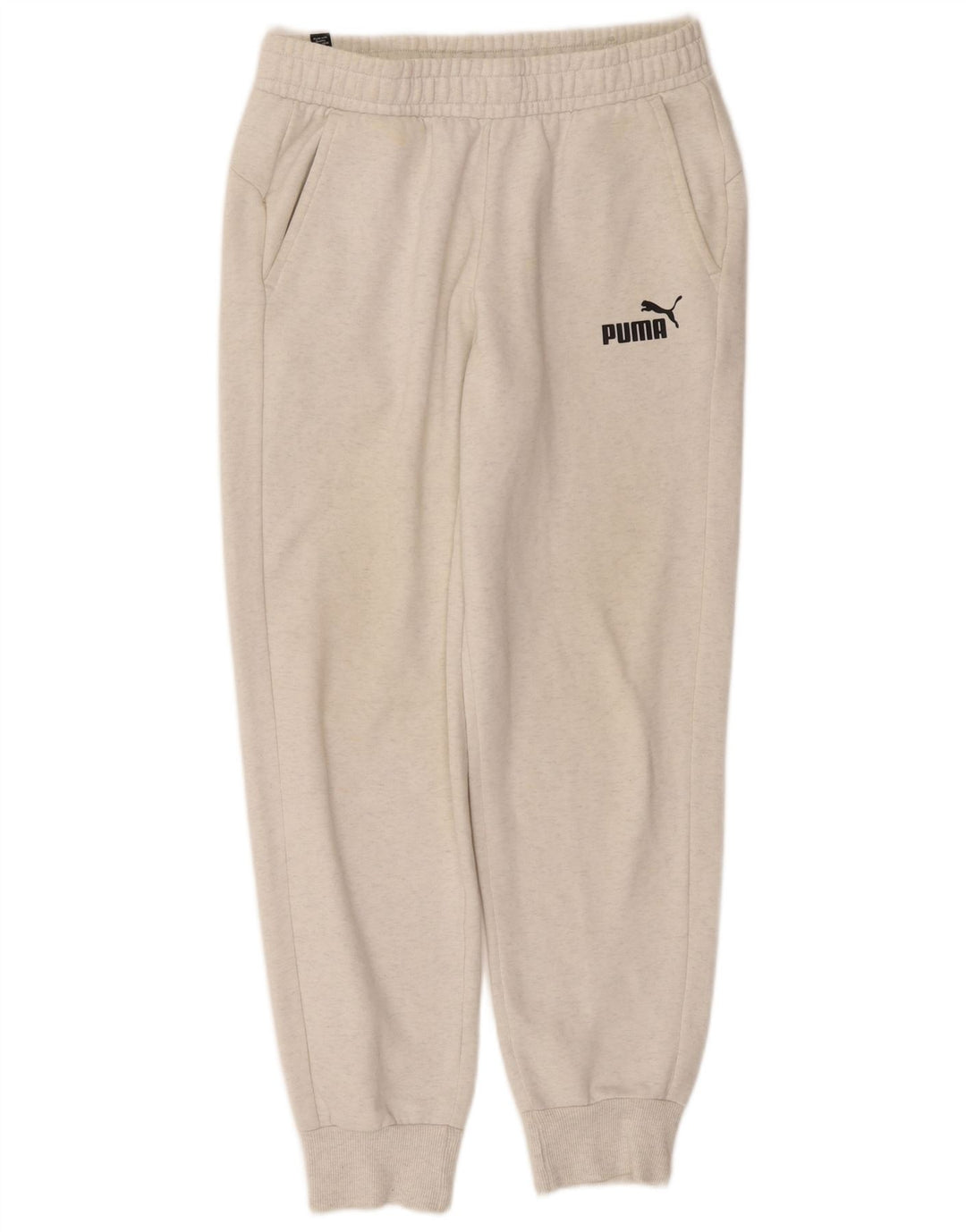 Puma Herre træningsdragt Bukser Joggers Medium White Bomuld