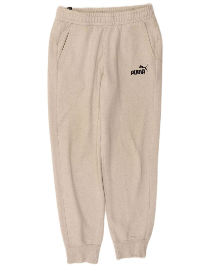 Puma Herre træningsdragt Bukser Joggers Medium White Bomuld
