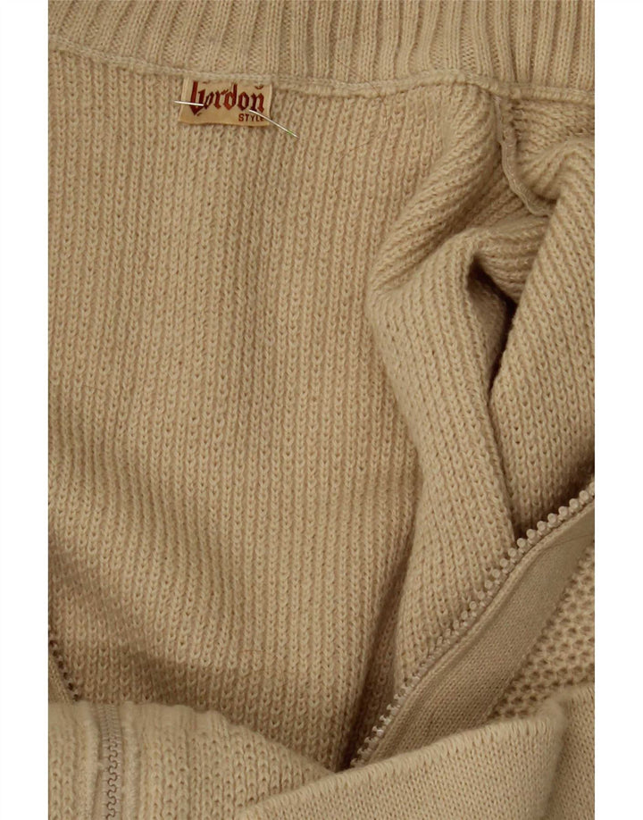 Gordon Herre cardigan sweater Medium Beige Polyester