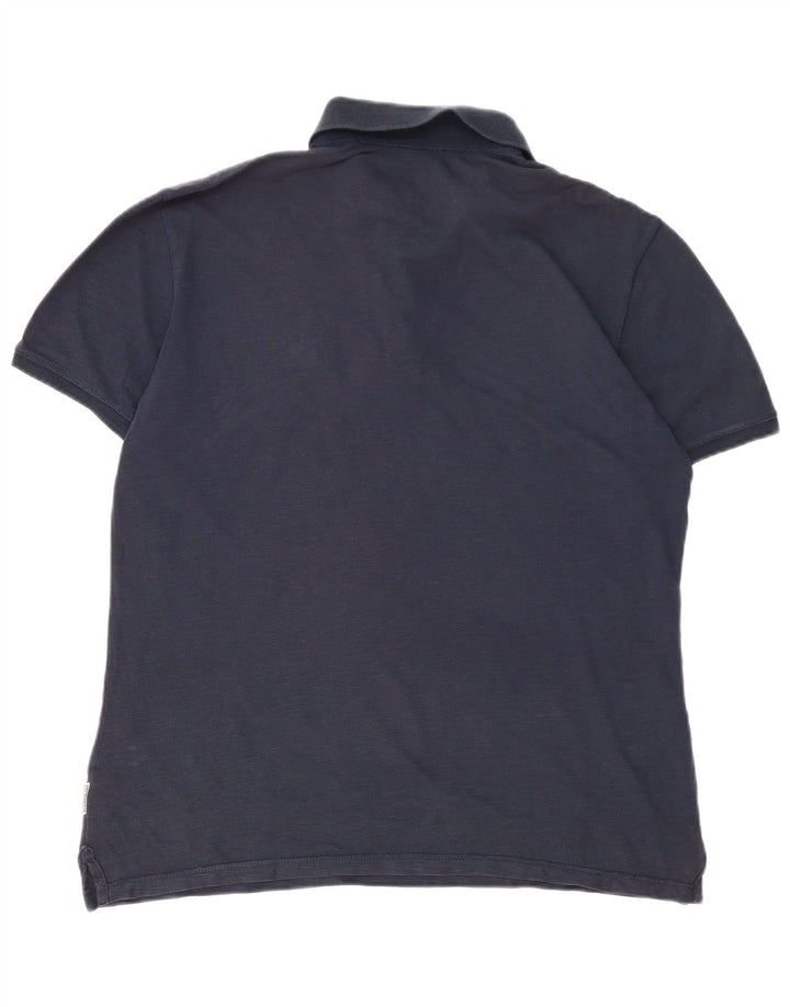 NAPAPIJRI Mens Polo Shirt XL Navy Blue