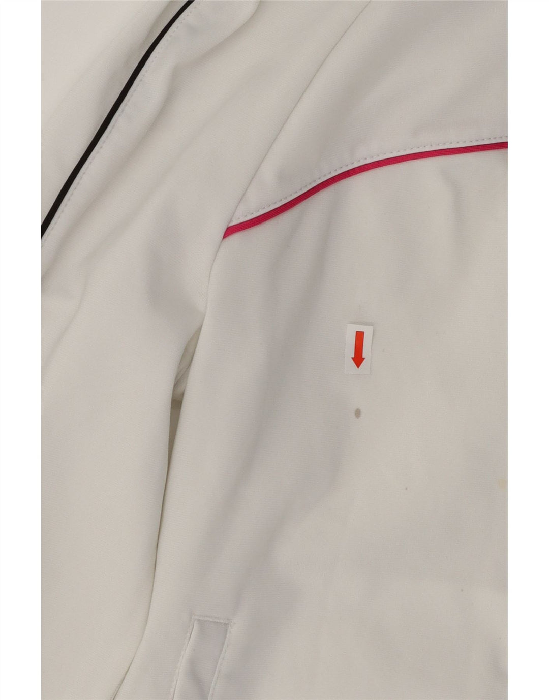 PUMA Womens Tracksuit Top Jacket UK 8 Small  White Polyester