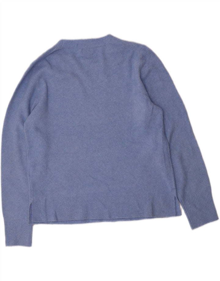 J. CREW Womens Crew Neck Jumper Sweater UK 16 Large Blue Acrylic Vintage J. Crew and Second-Hand J. Crew from Messina Hembry 