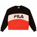 Fila Dame Grafisk Sweatshirt Jumper UK 14 Medium Flerfarvet