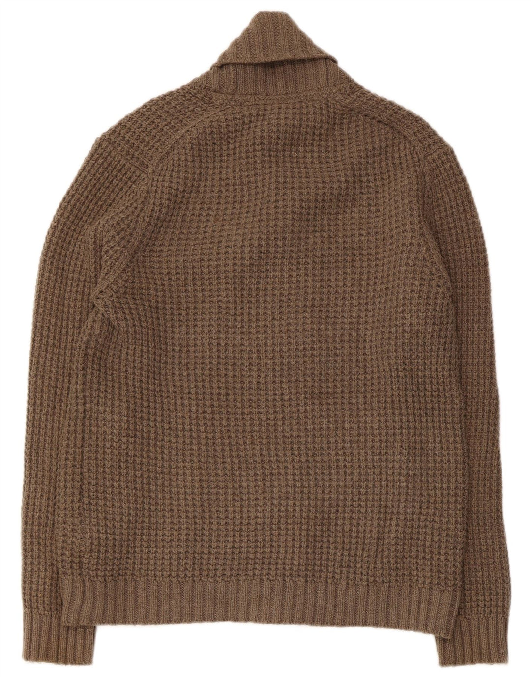 Ted Baker Herre dobbeltradet cardigantrøje str. 4 Medium brun bomuld