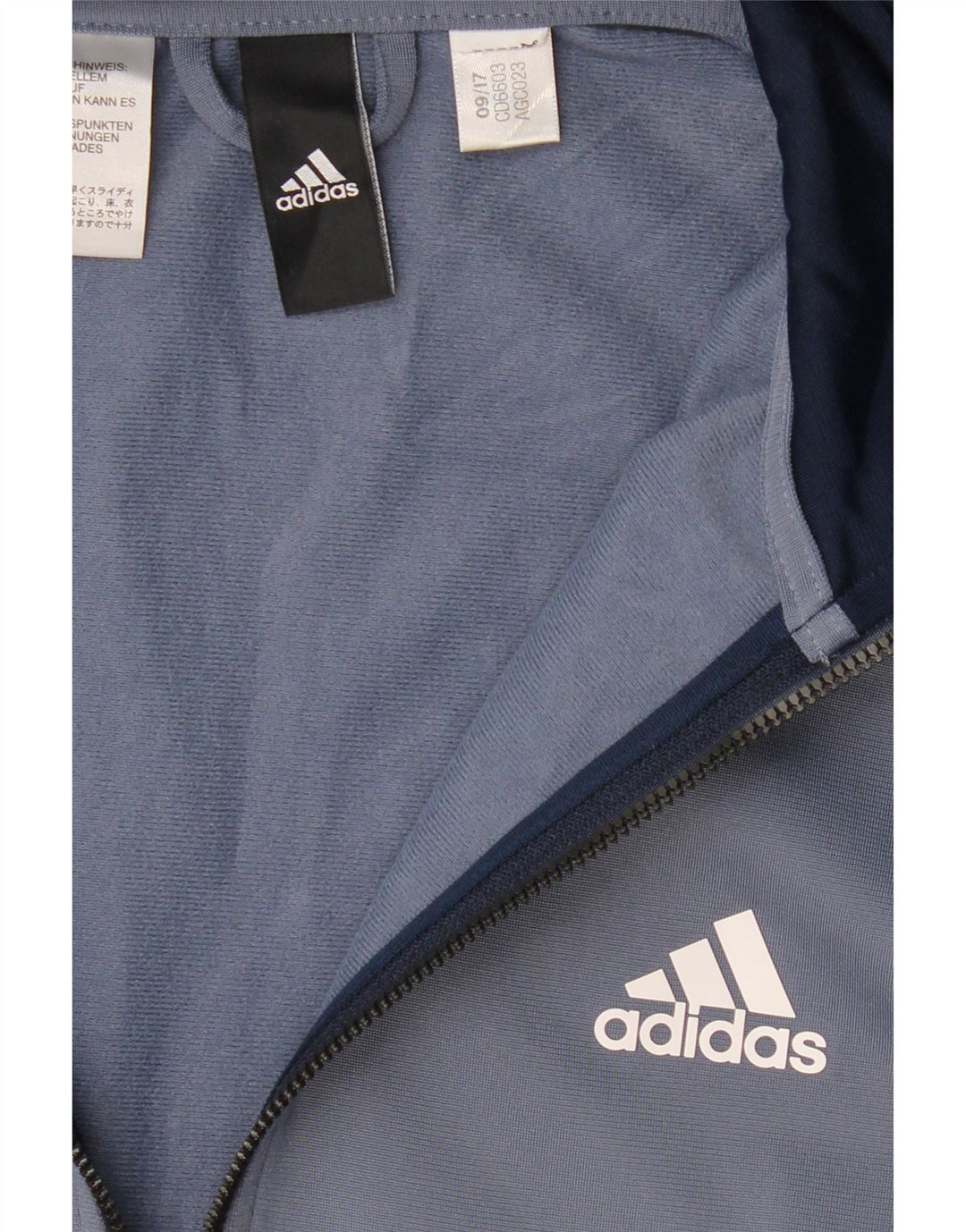 ADIDAS Træningsdragt til mænd Topjakke Medium Marineblå Colourblock