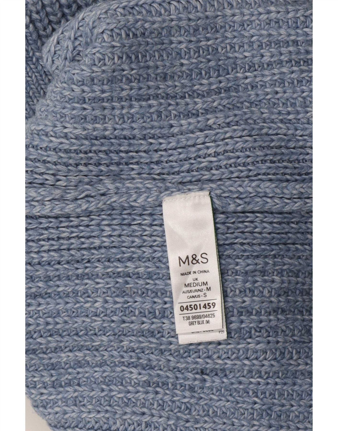 Marks & Spencer Dame Vest Tank Top UK 14 Medium Blue Polyester