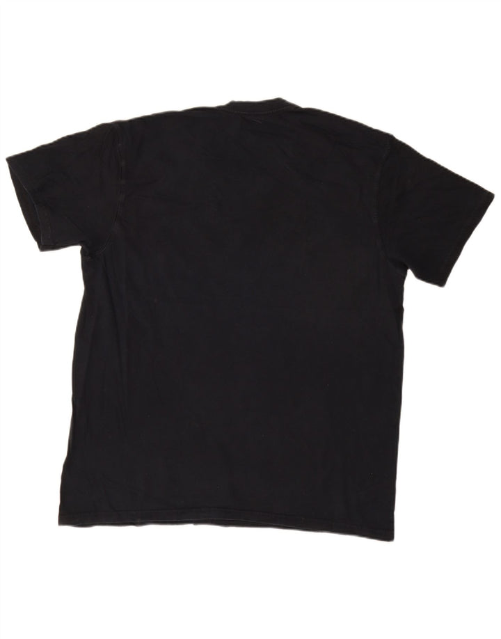 CALVIN KLEIN Herre T-Shirt Top Stor Marineblå Bomuld