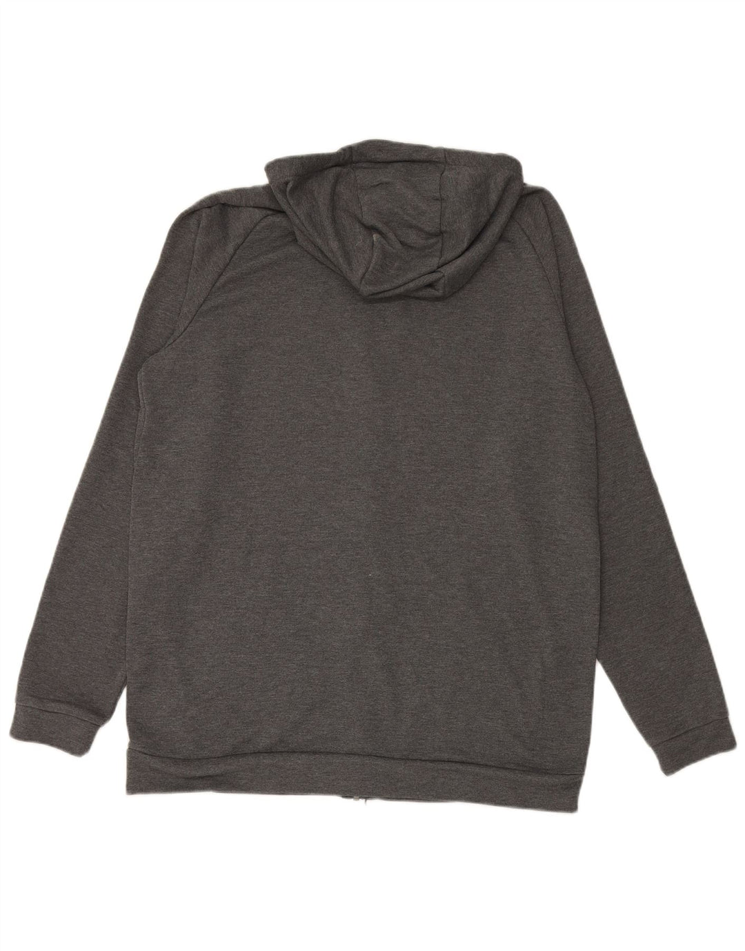 NIKE Herre Dri Fit Hættetrøje med lynlås XL Grå polyester