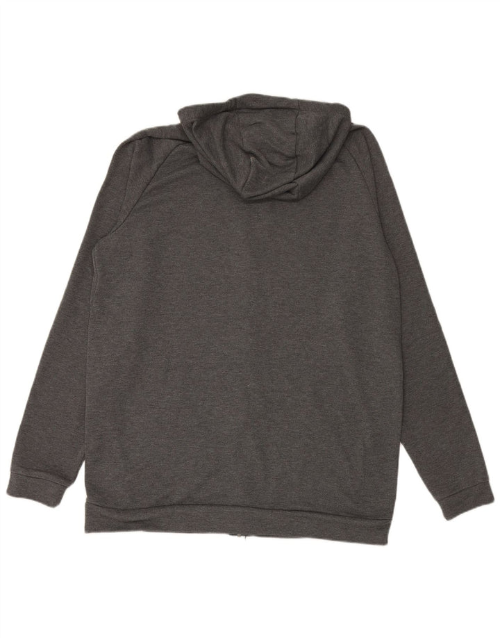 NIKE Herre Dri Fit Hættetrøje med lynlås XL Grå polyester