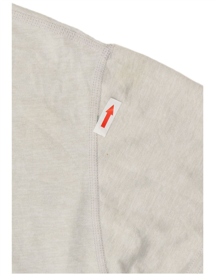 Puma Herre T-Shirt Top Medium Grey Flecked Polyester