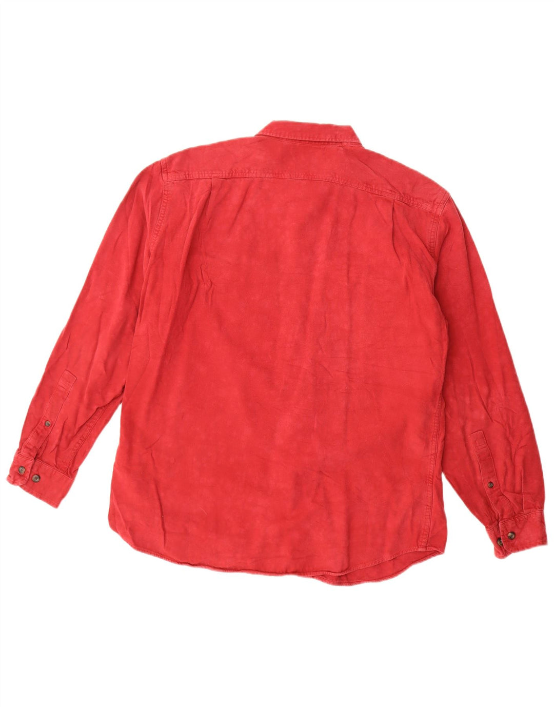 Eddie Bauer Herre Flanelskjorte Medium Rød Bomuld