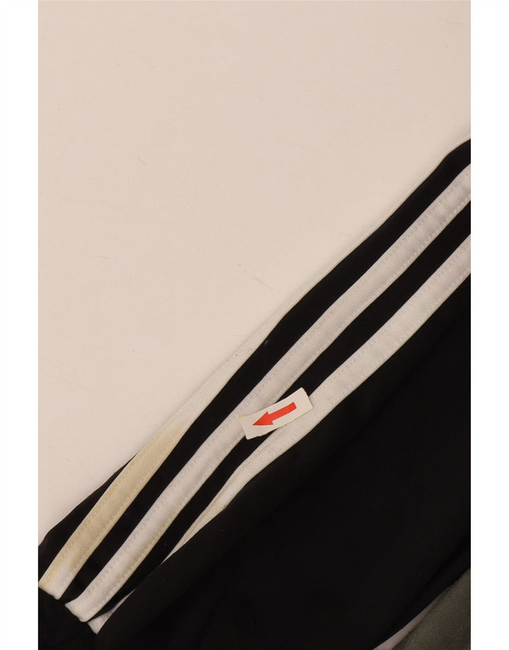 ADIDAS Grafisk træningsdragt topjakke til mænd UK 40/42 Medium Black Colourblock