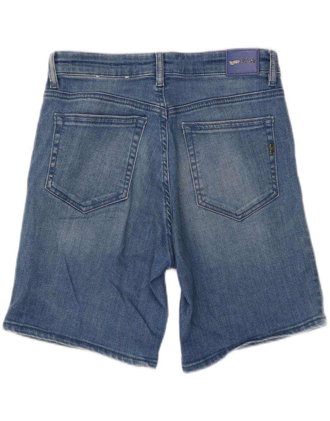 Gas Dame Regular Fit denimshorts W26 Små blå bomuld
