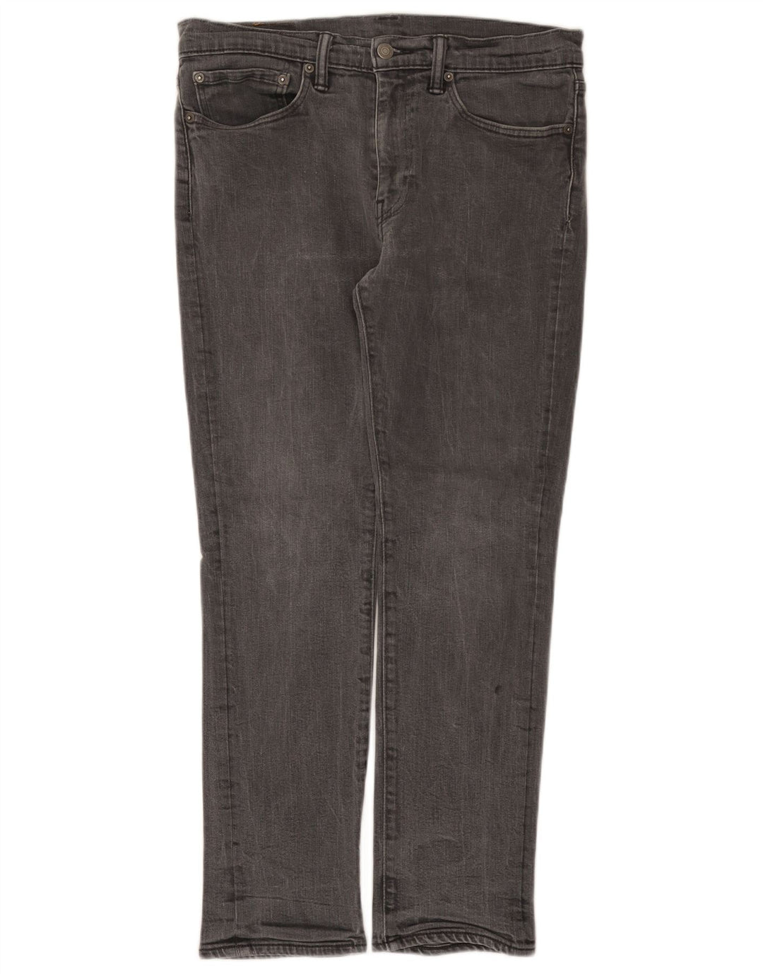Levi's Slim Jeans til mænd W34 L30 Grå bomuld