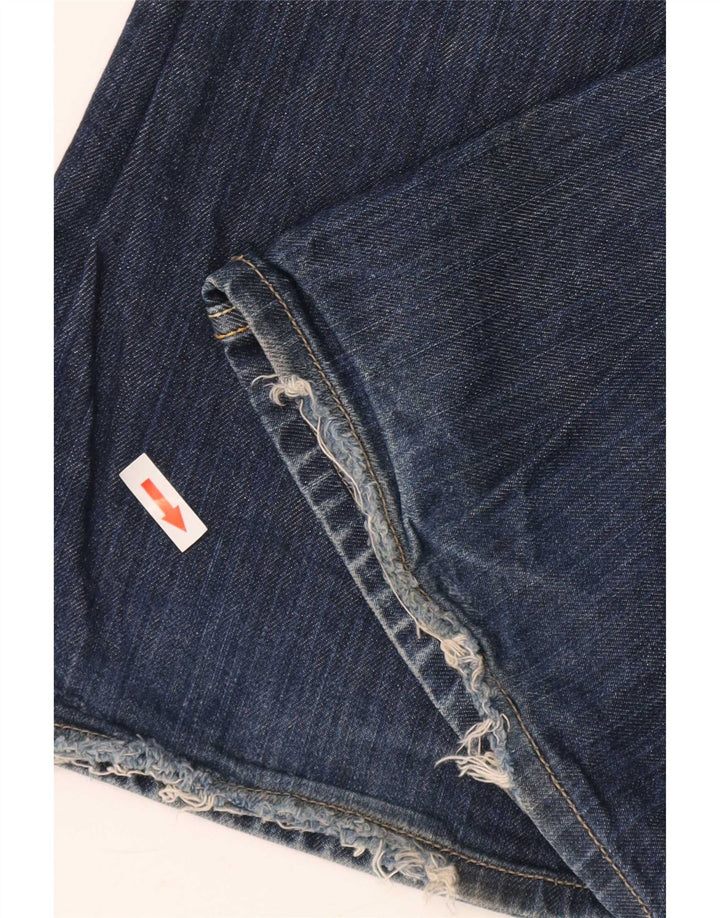 Diesel Herre Zathan Bootcut Jeans W32 L32 Blå Bomuld